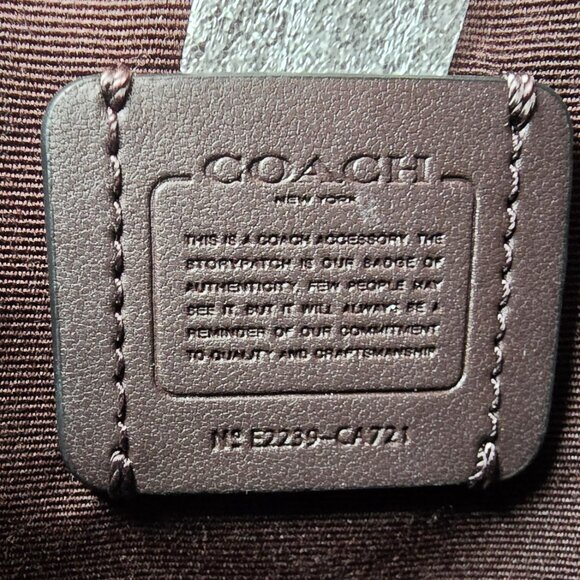 NWT Coach Mini Purse with Shoulder Strap - Picture 7 of 11
